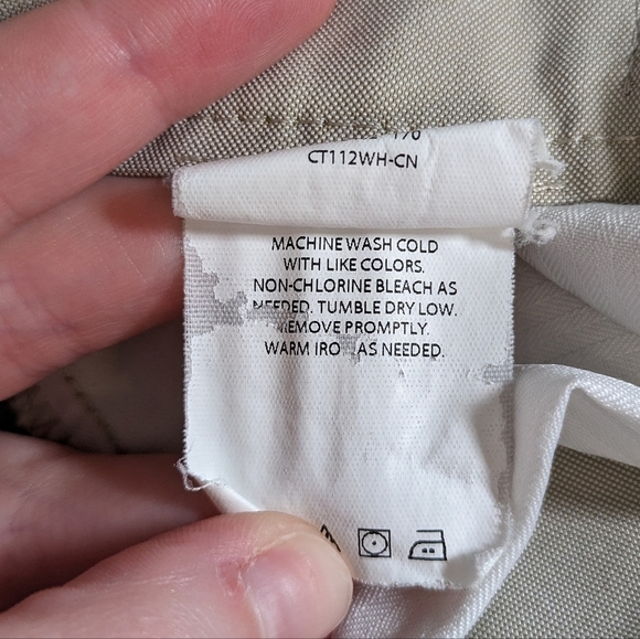 Haggar Classic Flat Front Chino Dress Shorts in Tan/Cream Size 42 Waist - Picture 6 of 6